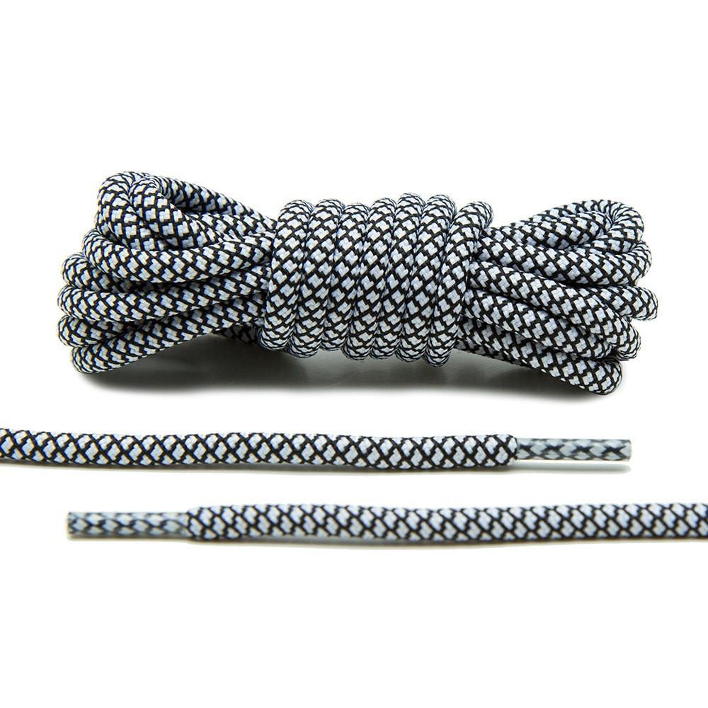 Black/White Rope Shoelace
