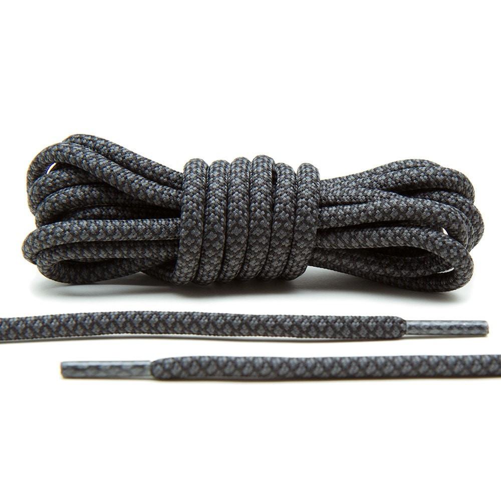 Grey/Black Rope Shoelace