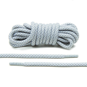 Light Grey/White Rope Shoelace