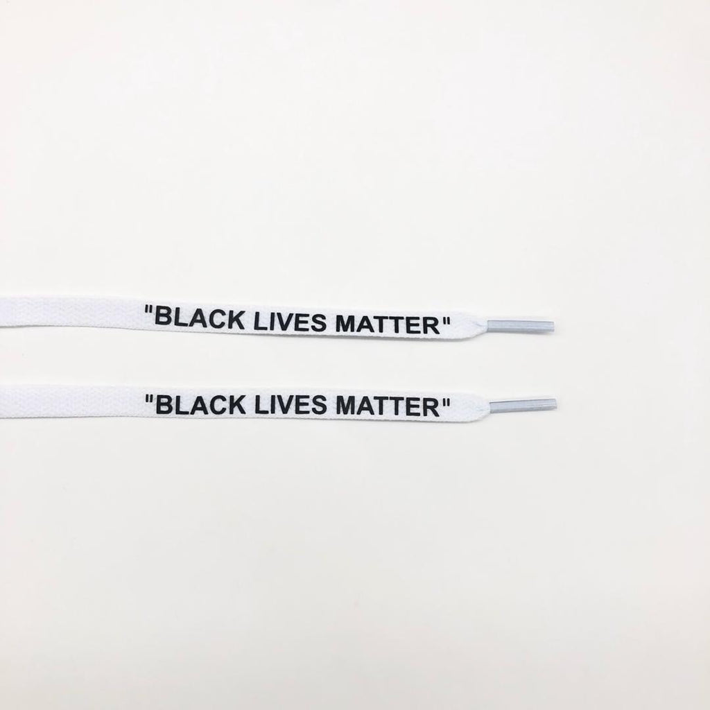 "BLACK LIVES MATTER" shoelaces