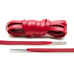 Red Leather Shoelaces